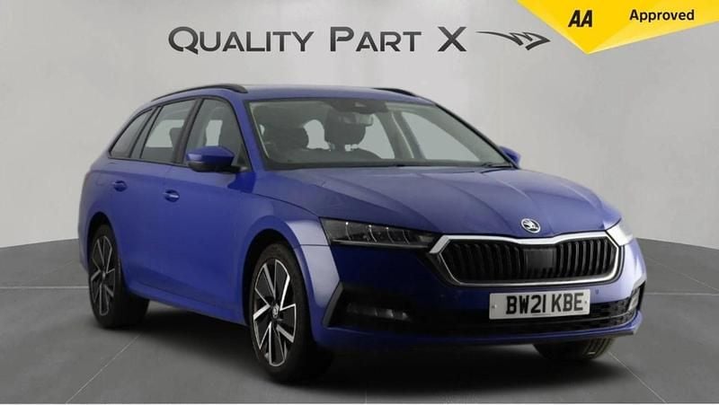 Blue Used 2021 Skoda Octavia SE Technology Estate | £11,195 (Good price) - Image 1/4