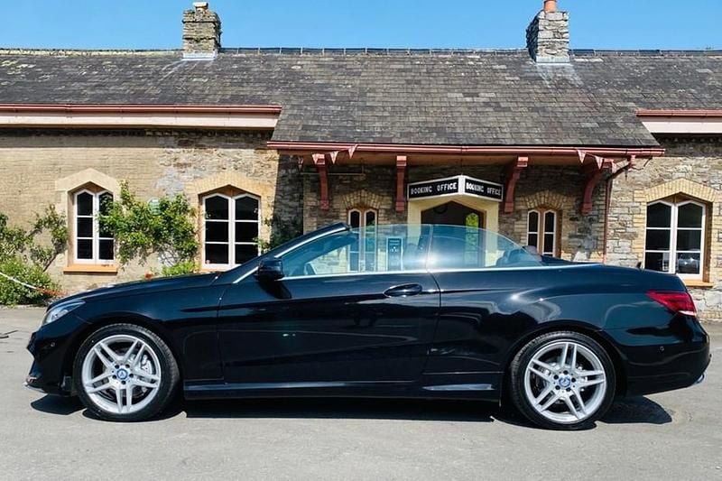 Black Used 2014 Mercedes E220 AMG Cabriolet | £8,995 (A bit pricey) - Image 1/1