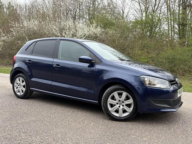 Used VW Polo SE 85 HP (62 kW) 2010 Blue Hatchback