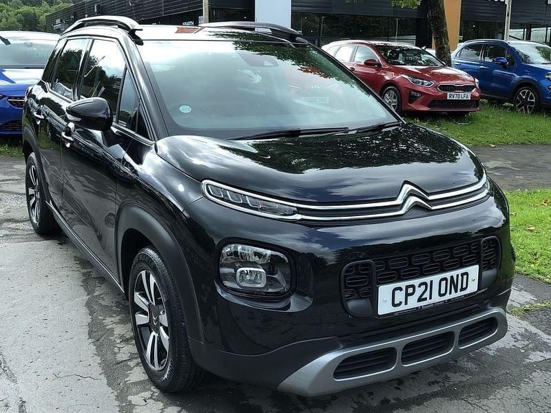 Black Used 2021 Citroën C3 Aircross PureTech SUV | £10,799 (Good price) - Image 1/4