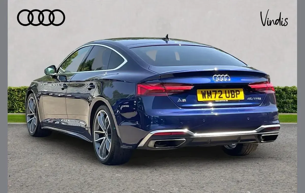 Used Audi A5 S-Line 200 HP (147 kW) 2023 Blue Coupe