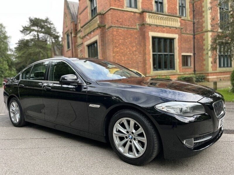 Black Used 2012 BMW 520 Sedan | £7,432 (Good price) - Image 1/4