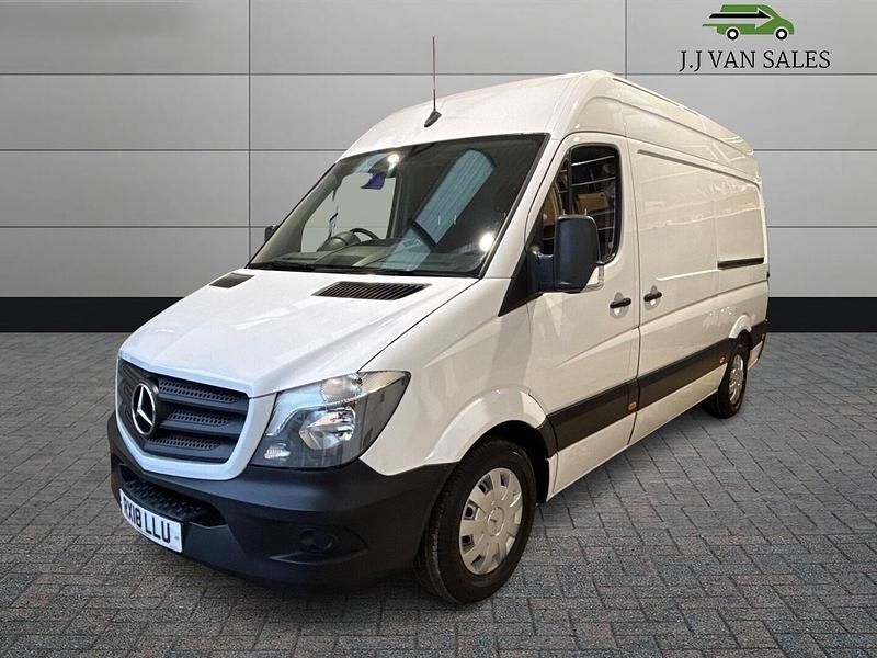 Begagnad Mercedes Sprinter 2018 Vit Van