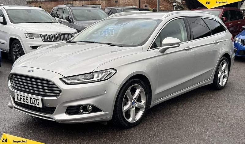 Silver Used 2015 Ford Mondeo Titanium Estate | £6,995 (Fair price) - Image 1/2