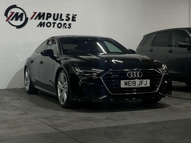 Used Audi A7 Sportback S-Line 231 HP (169 kW) 2019 Black Hatchback
