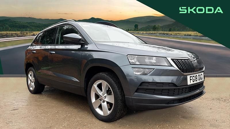 Grey Used 2018 Skoda Karoq SE SUV | £12,570 (Good price) - Image 1/4