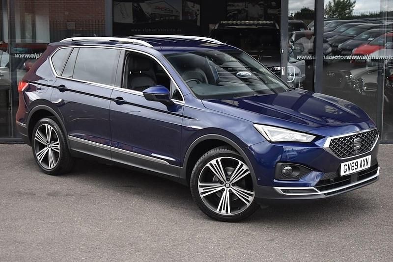 Blue Used 2019 Seat Tarraco XCELLENCE Lux SUV | £17,990 (Fair price) - Image 1/3