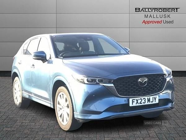 Blue Used 2023 Mazda CX-5 Takumi-Line SUV | £26,650 (A bit pricey) - Image 1/4