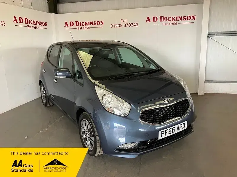 Used Kia Venga 128 HP (94 kW) 2017 Blue Hatchback