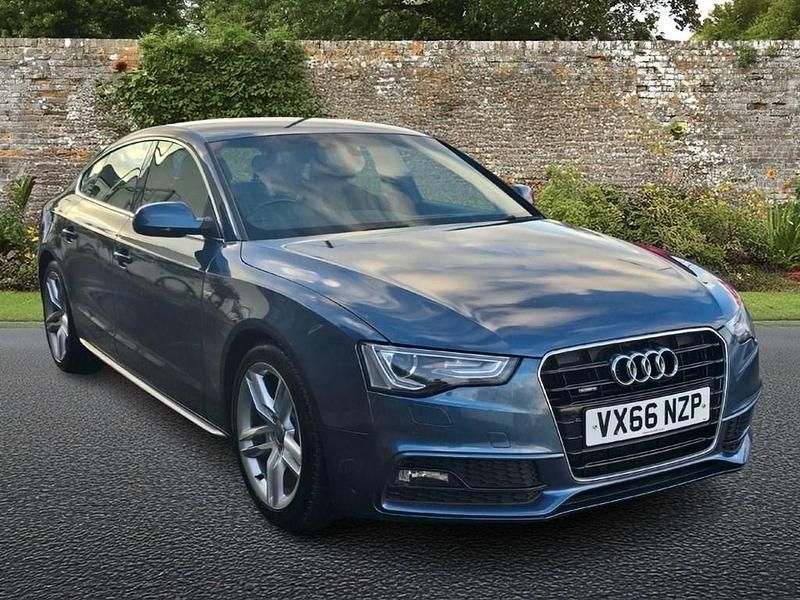 Blue Used 2016 Audi A5 S-Line Hatchback | £7,955 (Super price) - Image 1/4