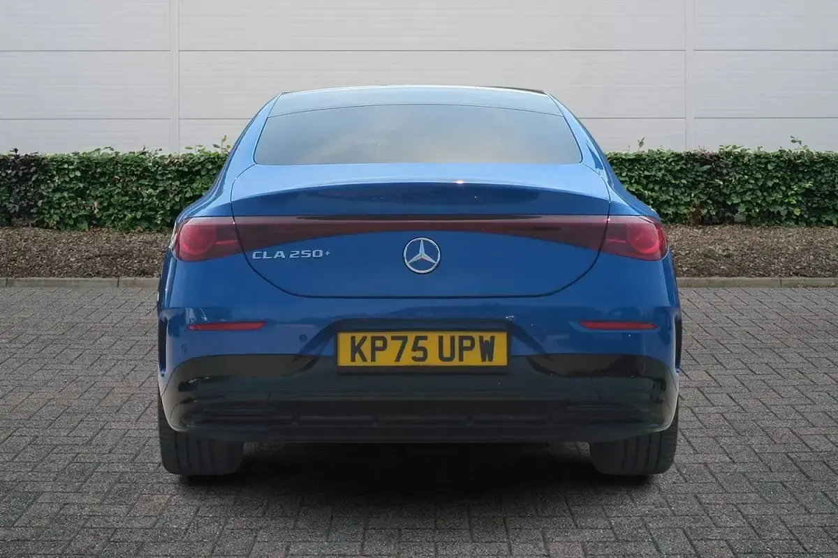 Used Mercedes CLA 250+ AMG line 200 kW (272 HP) 2025 Blue Sedan
