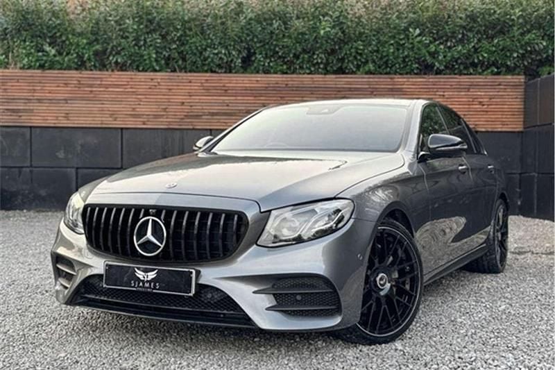 Grey Used 2019 Mercedes E220 AMG line Sedan | £18,490 (Good price) - Image 1/4