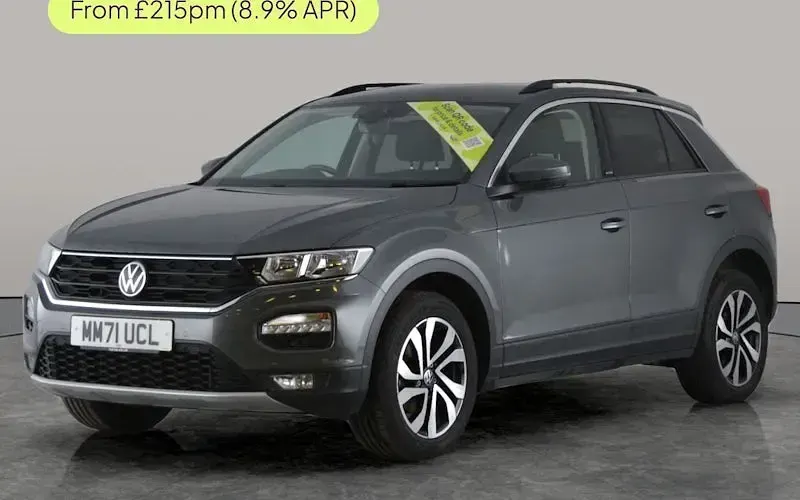 Usado VW T-Roc Active 110 HP (80 kW) 2021 Cinzento SUV
