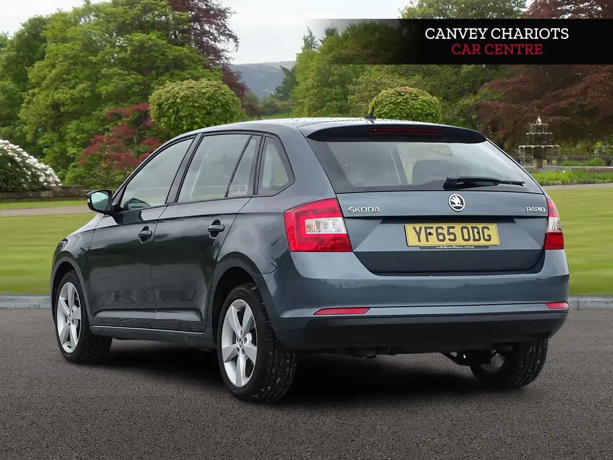 Used Skoda Rapid SE 115 HP (84 kW) 2015 Grey Hatchback
