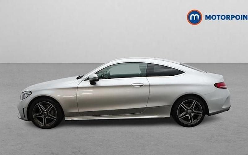 Used Mercedes C200 AMG Line Premium 184 HP (135 kW) 2020 Silver Coupe