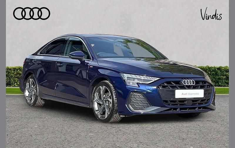 Used Audi A3 S-Line 147 HP (108 kW) 2025 Blue Sedan