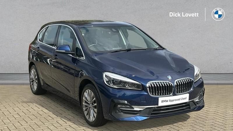 Blue Used 2020 BMW 218 Active Tourer Luxury Line MPV | £16,555 (Fair price) - Image 1/4