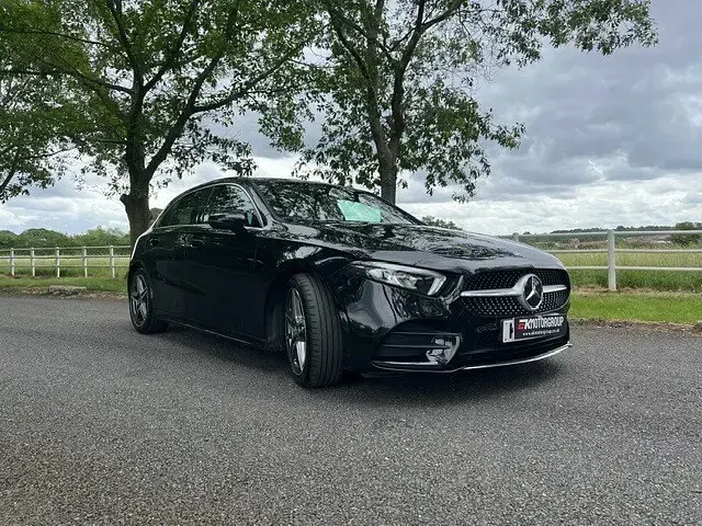 Used Mercedes A200 AMG line 150 HP (110 kW) 2020 Black Hatchback