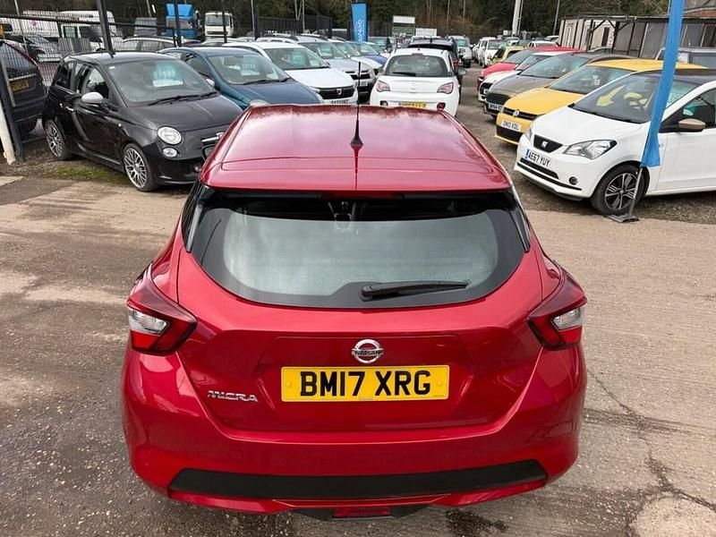 Used Nissan Micra Acenta 90 HP (66 kW) 2017 Red Hatchback