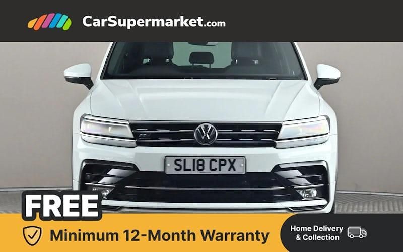 Used VW Tiguan R-line 179 HP (131 kW) 2018 White SUV