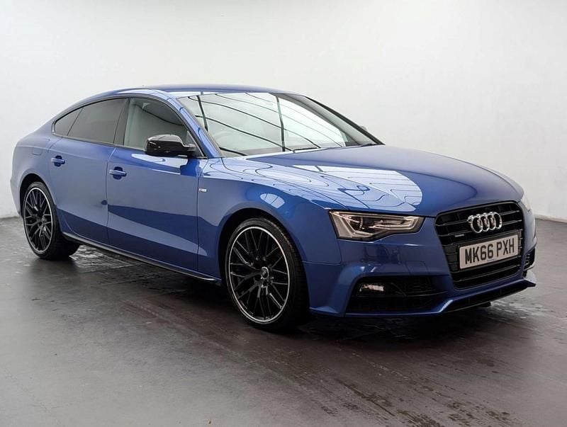 Used Audi A5 Sportback Black Edition 2016 Blue Hatchback