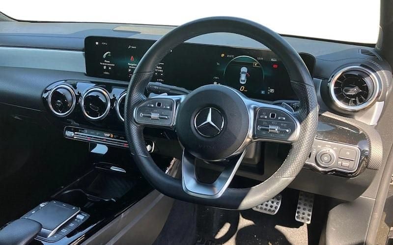 Used Mercedes CLA250 AMG line 224 HP (164 kW) 2021 Black Coupe
