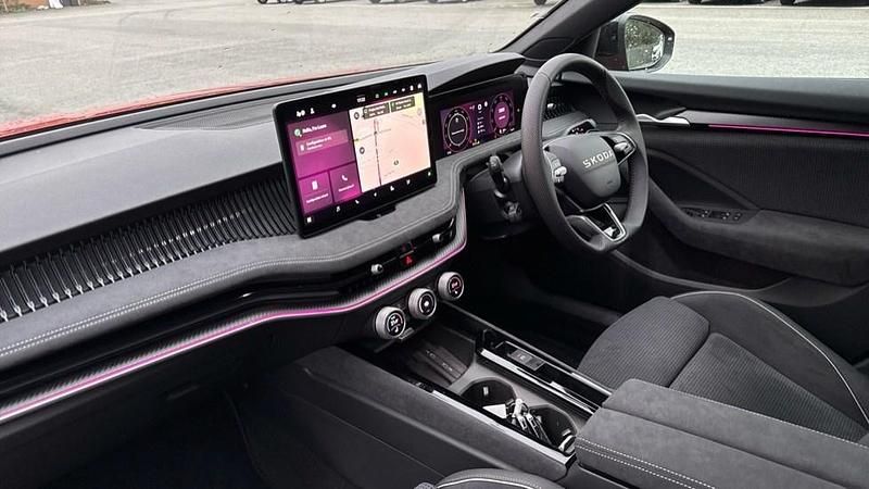 Used Skoda Superb SportLine 150 HP (110 kW) 2025 Metallic  carmine red Estate