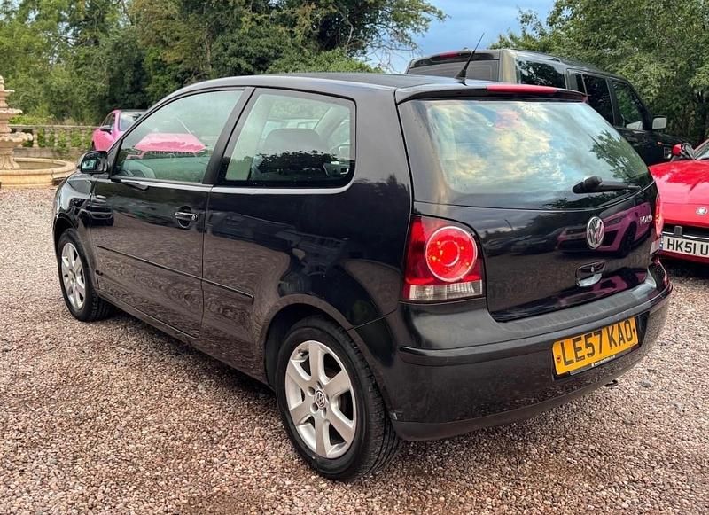 Used VW Polo Match 60 HP (44 kW) 2008 Black Hatchback