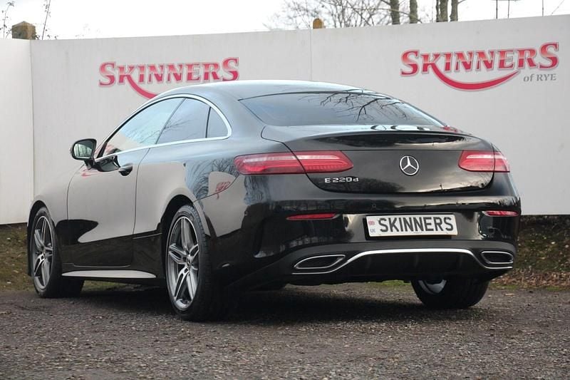 Used Mercedes E220 AMG line 194 HP (142 kW) 2017 Black Coupe