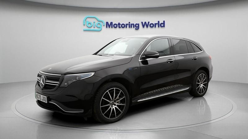 Used Mercedes EQC400 AMG line 300 kW (408 HP) 2020 Black SUV