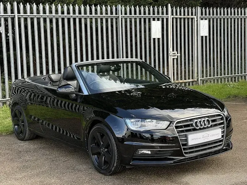 Used Audi A3 Cabriolet Sport 180 HP (132 kW) 2014 Black Cabriolet