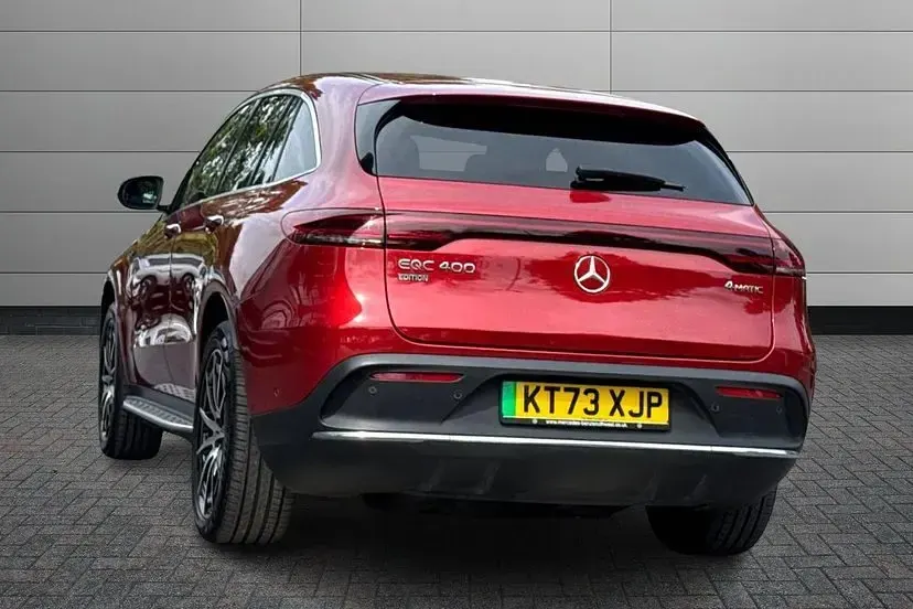 Used Mercedes EQC400 AMG line 300 kW (408 HP) 2023 Red SUV