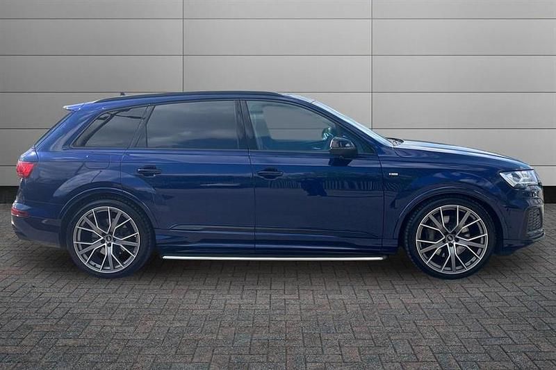 Begagnad Audi Q7 Advanced 286 HK (210 kW) 2023 Blå SUV