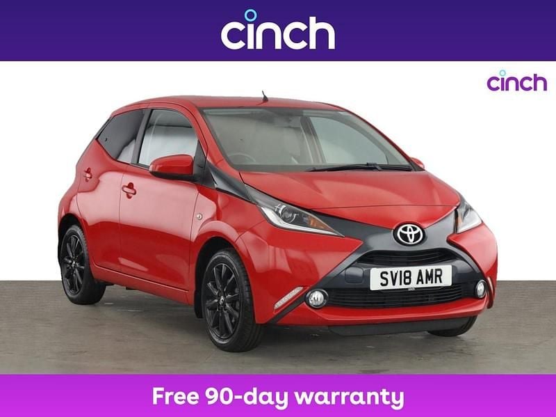 Red Used 2018 Toyota Aygo X-cite Hatchback | £7,999 (Fair price) - Image 1/3