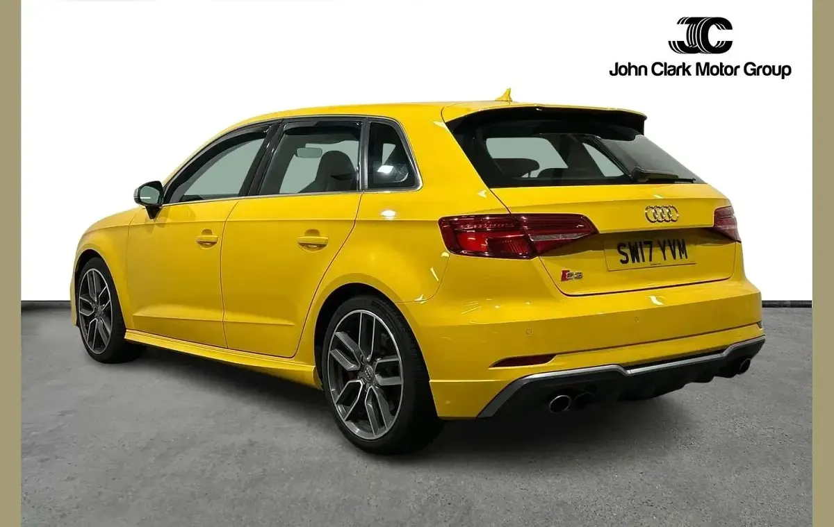 Used Audi S3 Sportback 306 HP (225 kW) 2017 Yellow Hatchback