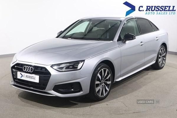 Silver Used 2022 Audi A4 Sport Sedan | £20,495 (Good price) - Image 1/4