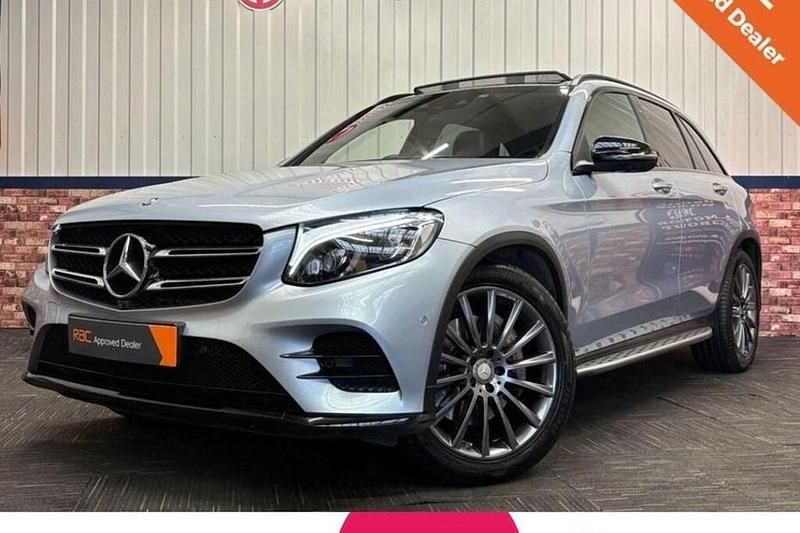 Used Mercedes GLC250 AMG line 204 HP (150 kW) 2015 Silver SUV