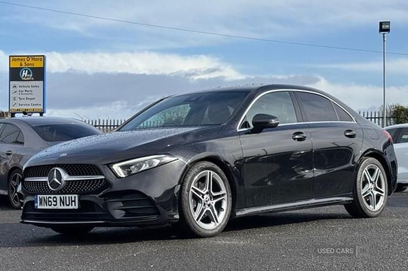 Used Mercedes A180 AMG line 2019 Black Sedan