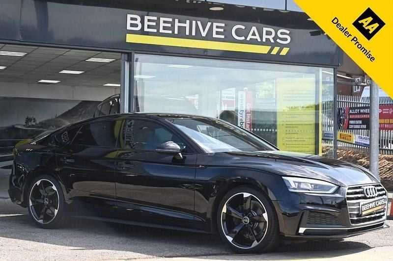 Black Used 2018 Audi A5 Sportback S-Line Hatchback | £12,950 (Fair price) - Image 1/4