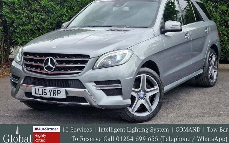 Silver Used 2015 Mercedes ML250 AMG line SUV | £12,995 (Fair price) - Image 1/4