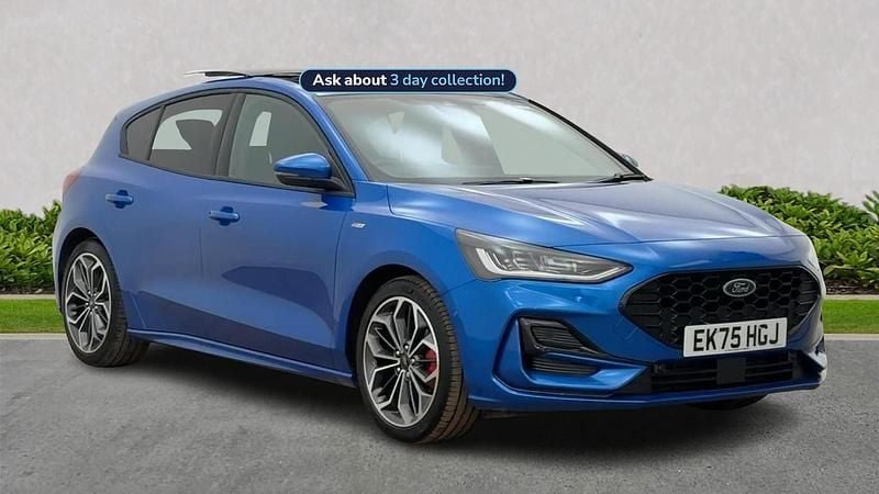 New Ford Focus ST-Line X 155 HP (114 kW) 2025 Blue Hatchback