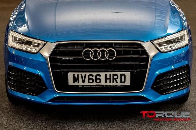 Used Audi Q3 S-line plus 184 HP (135 kW) 2016 Blue SUV