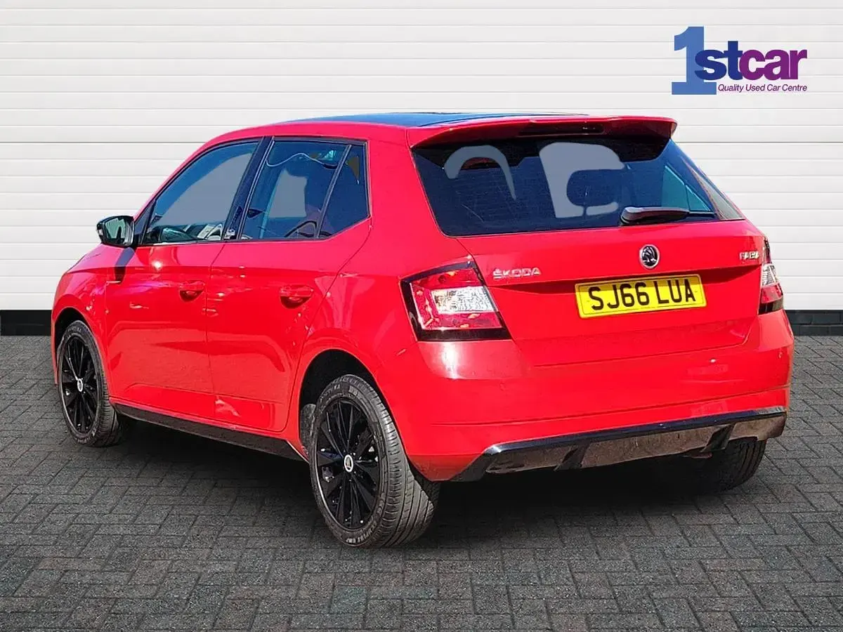 Used Skoda Fabia Monte Carlo 90 HP (66 kW) 2016 Red Hatchback
