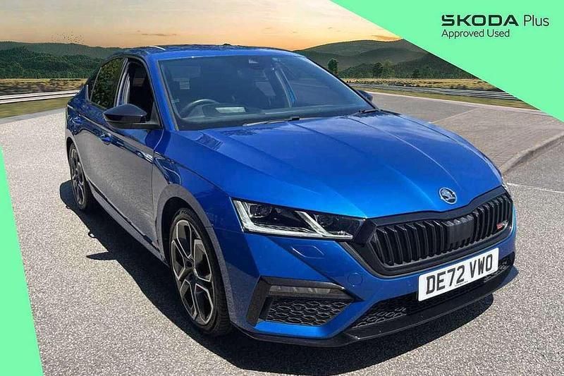 Blue Used 2022 Skoda Octavia vRS Hatchback | £23,995 (A bit pricey) - Image 1/4
