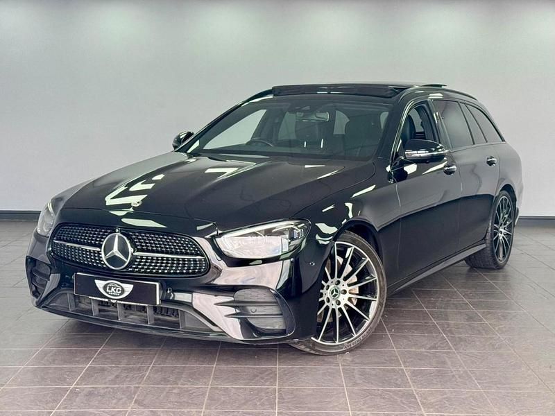 Black Used 2021 Mercedes E220 AMG line Estate | £29,990 (Expensive) - Image 1/4