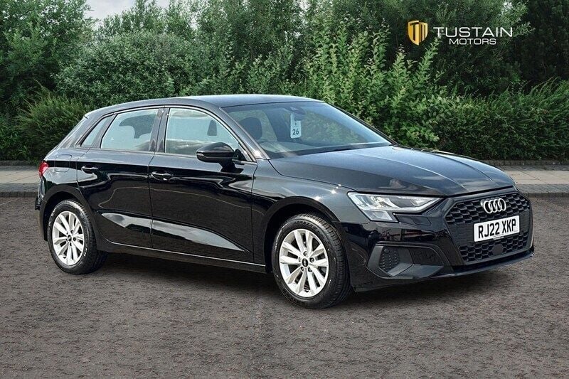 Black Used 2022 Audi A3 Sportback Advanced Hatchback | £17,499 (Fair price) - Image 1/4