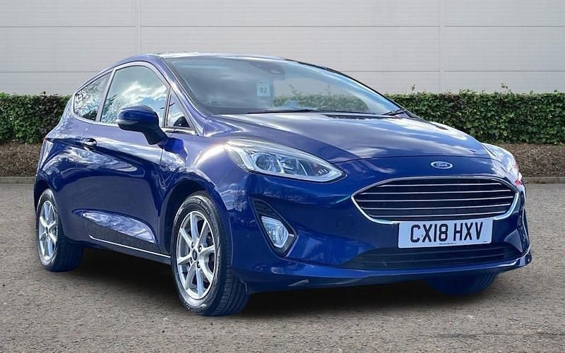 Used Ford Fiesta Zetec 86 HP (63 kW) 2018 Blue Hatchback