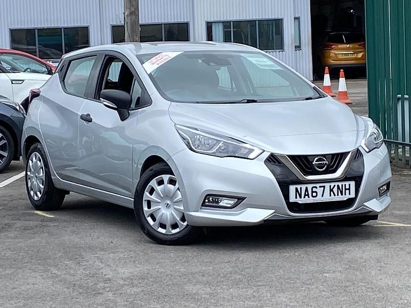 Silver Used 2017 Nissan Micra Visia Hatchback | £7,999 (Expensive) - Image 1/4