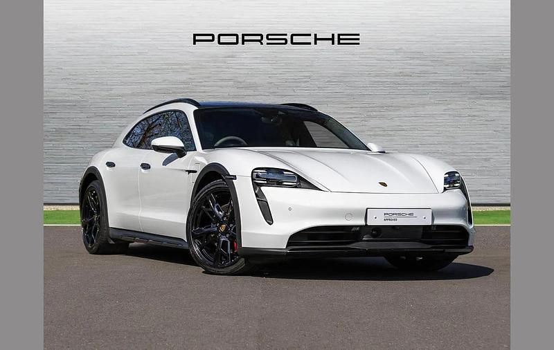 White Used 2023 Porsche Taycan Cross Turismo Sedan | £64,790 (Expensive) - Image 1/4