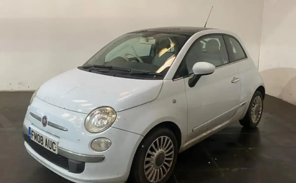 Used Fiat 500 Lounge 69 HP (50 kW) 2008 Blue Hatchback